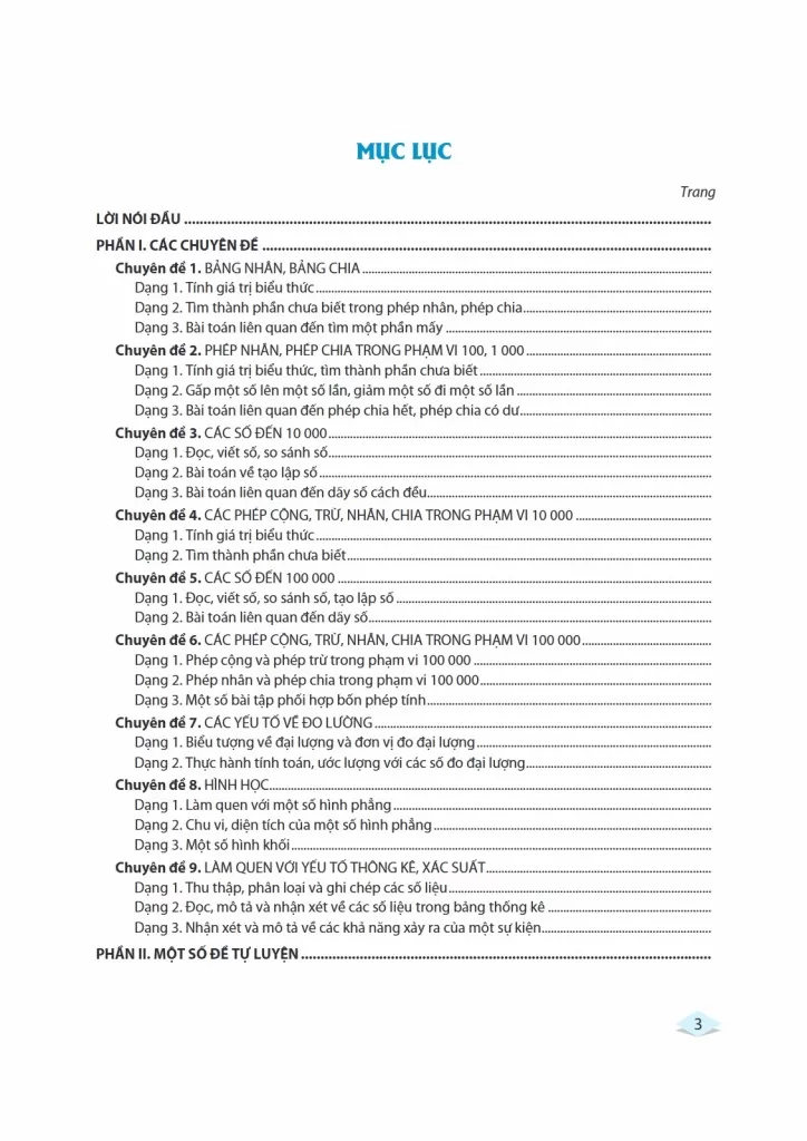 NÂNG CAO VÀ PHÁT TRIỂN TOÁN LỚP 3 THEO CHUYÊN ĐỀ (Bồi dưỡng học sinh giỏi - Chuyên đề toán nâng cao theo chương trình GDPT 2018)